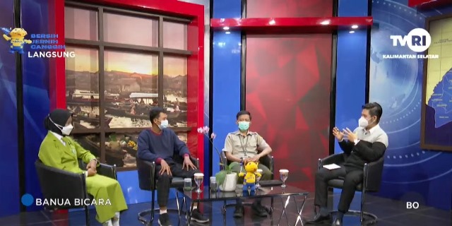 Talkshow Banua Bicara dengan tema “Petani Milenial Harus Out Of The Box,” digelar Senin (20/12/2021). (Foto: Tim Ekspos SMK PP Negeri Banjarbaru)