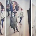 Seorang Wanita Nyaris Tewas Didorong ke Rel Metro