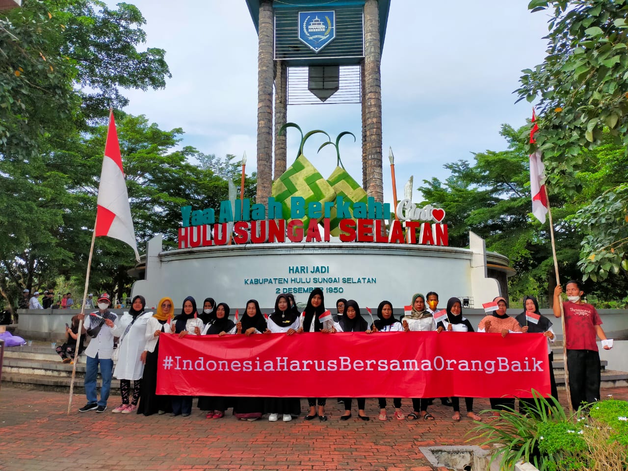 Deklarasi dukungan Sobat Anies. (Foto: Relawan Sobat Anies Hulu Sungai Selatan)