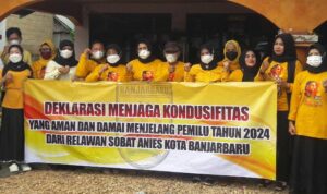 Sobat Anies Kalimantan Selatan Bikin Deklarasi Damai