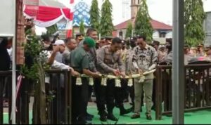 Kapolres Banjar AKBP Doni Hadi Santoso resmikan Polsubsektor Cintapuri Darussalam, Rabu (31/8/2022). (Foto: Humas Polres Banjar)