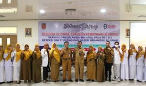 Peserta In House Training antara lain dokter umum, bidan dan perawat, Nutrisionis Puskesmas wilayah Kota Banjarbaru. (Foto: Humas RSD Idaman Kota Banjarbaru)