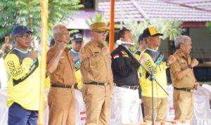 Pekan Olahraga SOIna (Pesoda) Kalimantan Selatan Tahun 2022 di Prodi Pendidikan Khusus (PKh) Universitas Lambung Mangkurat di Banjarbaru, Selasa (15/11/2022). (Foto: Adpim Setdaprov Kalsel)