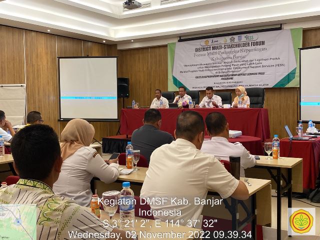 District Multi Stakeholder Forum (DMSF) di Hotel Tree Park, Kabupaten Banjar, Kalimantan Selatan, Rabu (2/11/2022). (Foto: Tim Humas SMK PP Negeri Banjarbaru)