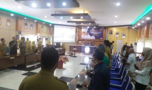 Forum Konsultasi Publik di Aula Barakat, Selasa (24/01/2023). (Foto: Bappedalitbang Kabupaten Banjar)