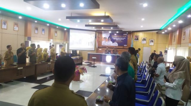 Forum Konsultasi Publik di Aula Barakat, Selasa (24/01/2023). (Foto: Bappedalitbang Kabupaten Banjar)