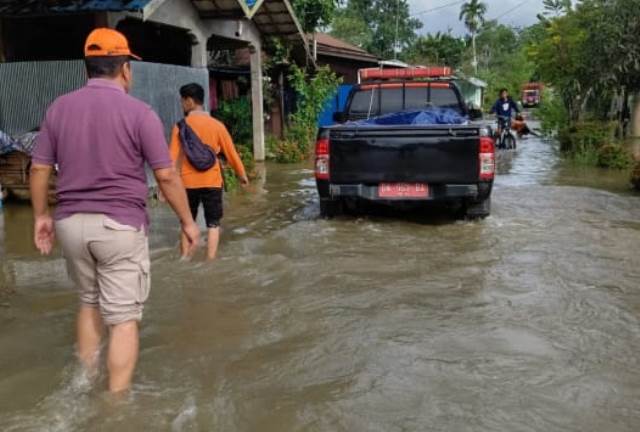 BPBD Kabupaten Banjar terus melakukan siaga penanggulangan musibah banjir. (Foto: BPBD Kabupaten Banjar/Katajari.com)