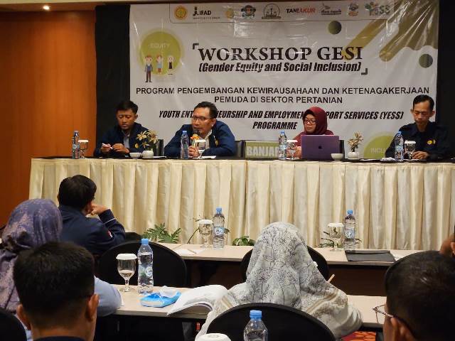 Workshop Gender Equality and Social Inclusion (GESI) yang bertempat di Hotel Galaxy Banjarmasin, Sabtu (25/02/2023). (Foto: Tim Ekspos SMK PP Negeri Banjarbaru/Katajari.com)