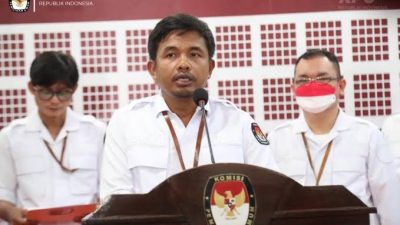 Komisi Pemilihan Umum (KPU) RI menyampaikan total 117 bakal calon telah mendaftarkan diri hingga hari kelima pendaftaran calon anggota Dewan Perwakilan Daerah (DPD) RI, Jumat (5/5/2023). (Foto: KPU RI)