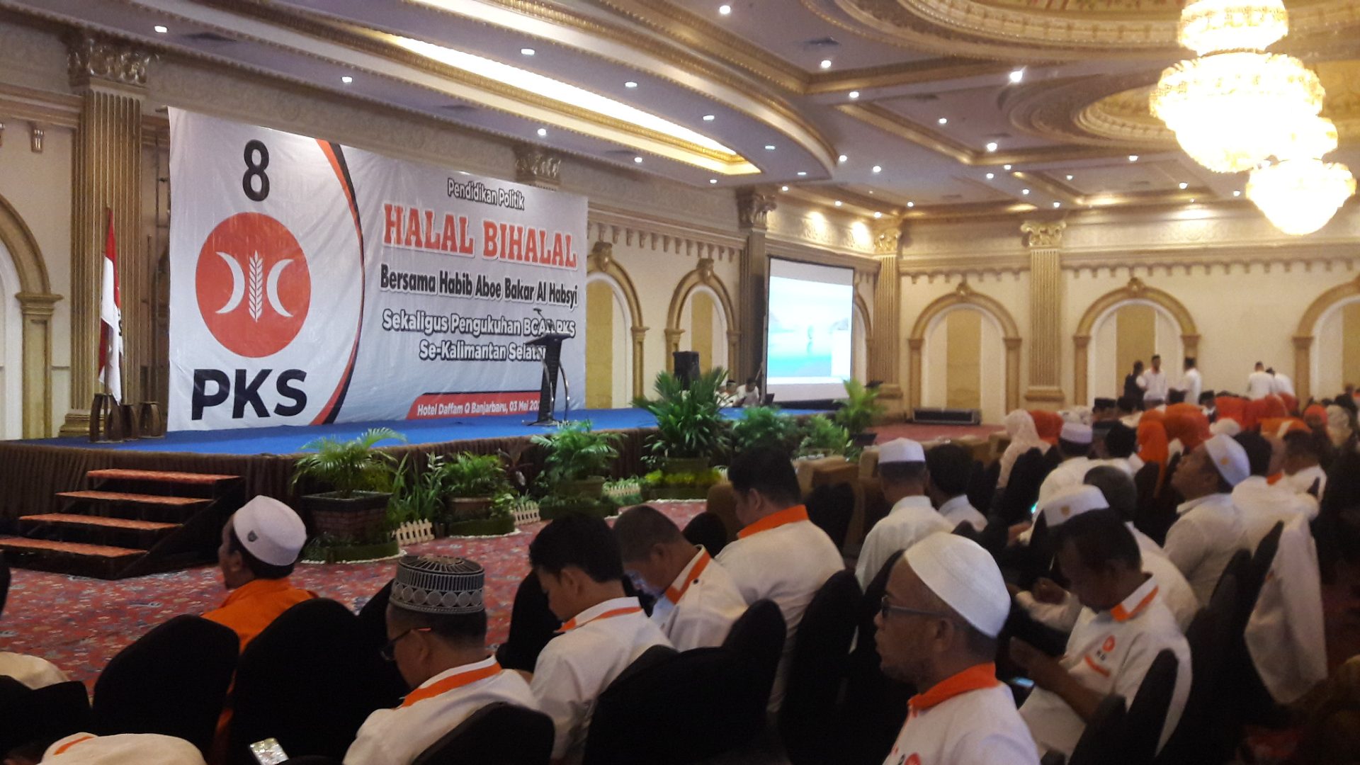 Pendidikan politik yang dilaksanakan oleh Partai Keadilan Sejahtera (PKS) Kalimantan Selatan, bertempat di Grand Dafam Q Hotel Kota Banjarbaru, Rabu (3/5/2023). (Foto: Katajari.com)