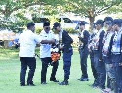 Paman Birin Kukuhkan Pasukan Elang Darat Karhutla