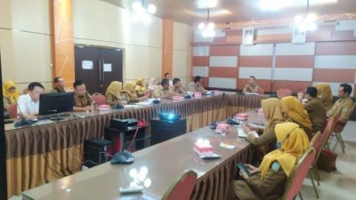 Bappedalitbang Kabupaten Banjar melaksanakan rapat persiapan Forum Konfirmasi Daerah DAK Tematik Tahun 2024, Senin (12/6/2023) siang di Aula Bauntung Bappedalitbang. (Foto: Bappedalitbang Kabupaten Banjar/Katajari.com)