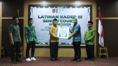 Pembukaan Latihan Kader III Senior Course Tingkat Nasional di Banjarmasin, Sabtu (17/6/2023). (Foto: Adpim Setdaprov Kalsel/Katajari.com)