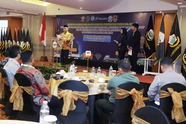 Musyawarah Kerja Daerah (Mukerda) DPD Organda Kalsel, Banjarmasin, Kamis (22/6/2023). (Foto: Adpim Setdaprov Kalsel/Katajari.com)