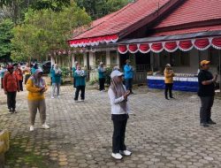 Jiwa Korsa Dan Sinergisitas Rimbawan Kalsel Dengan Senam Bersama  