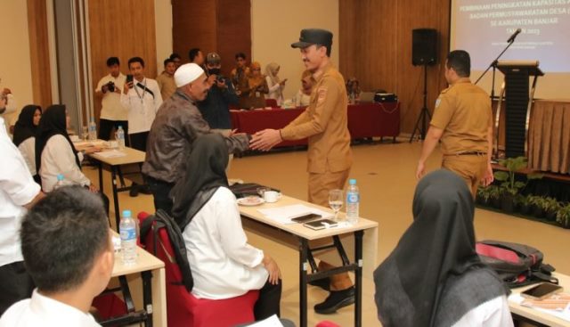 Pembinaan Peningkatan Kapasitas Anggota BPD Tahun 2023 Kabupaten Banjar, Selasa (11/7/2023) di Kertak Hanyar. (Foto: Kominfo Kabupaten Banjar/Katajari.com)