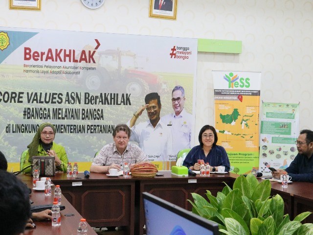 Tim dari IFAD bersama dengan National Programme Management Unit (NPMU) melakukan Supervision Mission di Kalimantan Selatan, Sabtu (1/7/2023). (Foto: Tim Ekspos SMK PP Negeri Banjarbaru/Katajari.com)