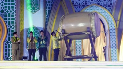 Pukulan Beduk Paman Birin Menandai Pembukaan MTQ di Banjarbaru