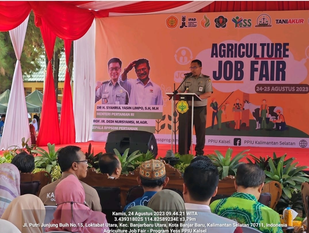 Agriculture Job Fair atau Bursa Kerja Pertanian di SMK-PP Negeri Banjarbaru sebagai PPIU Kalimantan Selatan. (Foto: Tim Ekspos SMK PP Negeri Banjarbaru/Katajari.com)