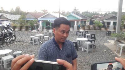 Ketua KPU Kabupaten Banjar Muhammad Nor Aripin, Sabtu (23/9/2023) di Banjarbaru. (Foto: Katajari.com)