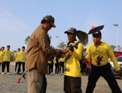 Pasukan Elang Darat Lakukan Pencegahan Terjadinya Karhutla di Cempaka