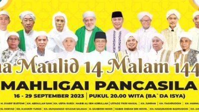 Paman Birin Menggelar Gema Maulid 14 Malam di Mahligai Pancasila