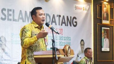 Wali Kota Banjarbaru Aditya Mufti Ariffin, saat membuka Forum Konsultasi Publik (FKP) di Aula Besar RSD Idaman, Kamis (23/11/2023). (Foto: Media Center Kota Banjarbaru/Katajari.com)