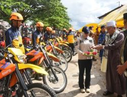 Sepuluh Trail Bantuan Penanganan Bencana Diberi Tapung Tawar