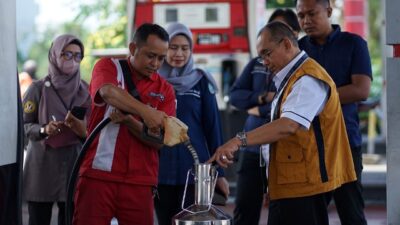 Kabupaten Banjar Pengecekan SPBU di Gambut dan Kertak Hanyar