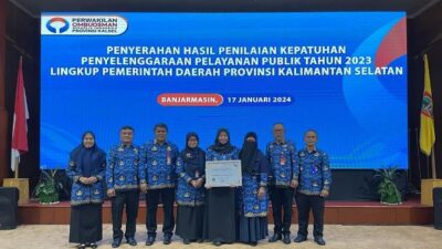 Banjarbaru Dinilai Ombudsman Layak Terima Penghargaan Tertinggi Kepatuhan Penyelenggaraan Pelayanan Publik