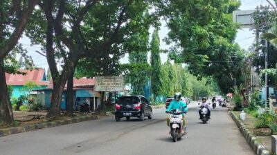 Jalan Albasia Martapura Kini Semakin Bertambah Lebar