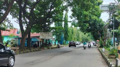 Jalan Albasia Martapura Belum Dilengkapi Marka Jalan