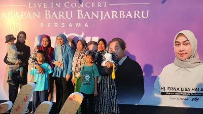 Lisa Halaby Meninjau Lokasi Konser Ungu, Warga Rebutan Swafoto