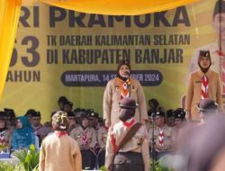 Peringatan Hari Pramuka ke 63 Tingkat Daerah Provinsi Kalimantan Selatan di Martapura