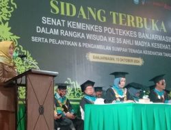 Kementerian Kesehatan Poltekkes Banjarmasin Wisuda ke 35 Program Diploma dan Sarjana