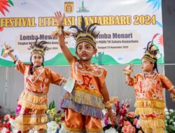 Semarak Festival Literasi Dengan Lomba Menari Tingkat PAUD dan TK se Kota Banjarbaru