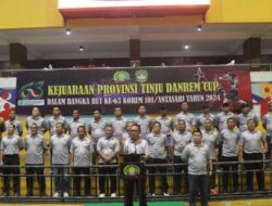 Kejurprov Tinju Danrem Cup 2024 di GOR Hasanudin HM Banjarmasin