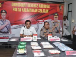Empat Tersangka Narkoba Jaringan Antar Provinsi Dijebloskan ke Hotel Prodeo