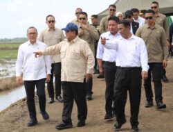 Presiden Prabowo dan Mentan Amran Pimpin Tanam Padi Serentak 14 Provinsi