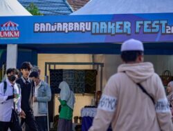 Naker Fest 2025; Job Fair dan Pameran Kompetisi Bursa Kerja Khusus SMK se Kota Banjarbaru