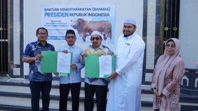 Banmas Hewan Kurban Presiden RI Untuk Masjid Pancasila dan Ponpes Ahbab Thoha