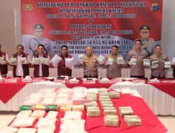Kasus Narkotika Terbesar di Kalimantan Selatan; 54,8 Kilogram Sabu dan Ribuan Pil Ekstasi