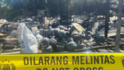 Kebakaran Hebat di Desa Keliukan Hanguskan Sembilan Rumah