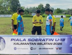 Turnamen Piala Soeratin U-13 di Martapura: Persaingan Sengit Antar Tim