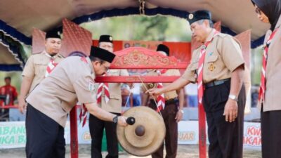 Wakil Bupati Banjar Membuka Kegiatan Jambore Cabang 2025