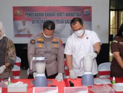 Sabu Senilai Miliaran Musnah Dalam Hitungan Menit