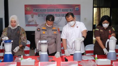 Sabu Senilai Miliaran Musnah Dalam Hitungan Menit