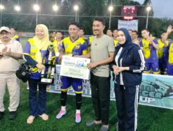 Tim Mini Soccer DPUPRP Kabupaten Banjar Berada di Peringkat Kedua