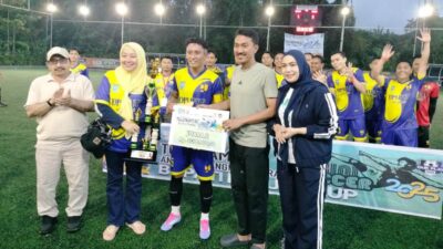 Tim Mini Soccer DPUPRP Kabupaten Banjar Berada di Peringkat Kedua