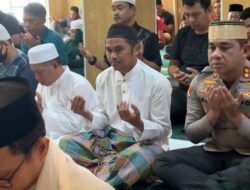 Jajaran Polres Banjar Menggelar Salat Gaib dan Doa Bersama untuk Indonesia